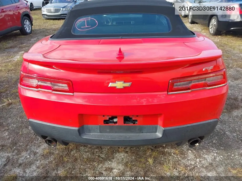 2G1FC3D30E9142880 2014 Chevrolet Camaro 2Lt