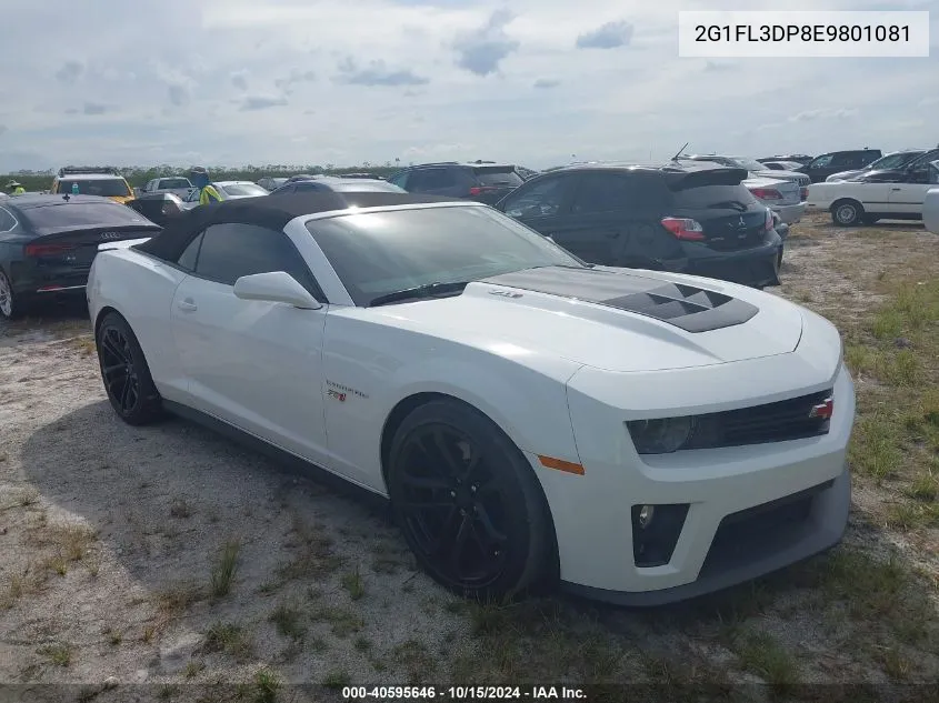 2G1FL3DP8E9801081 2014 Chevrolet Camaro Zl1