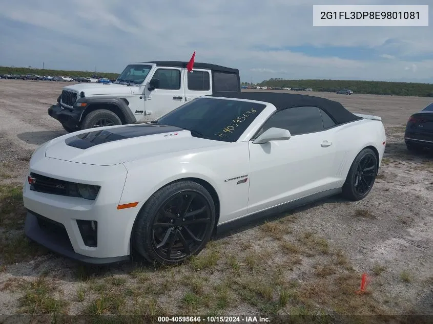 2014 Chevrolet Camaro Zl1 VIN: 2G1FL3DP8E9801081 Lot: 40595646