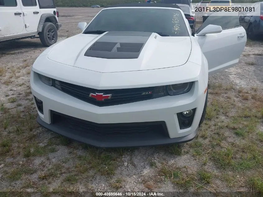 2014 Chevrolet Camaro Zl1 VIN: 2G1FL3DP8E9801081 Lot: 40595646