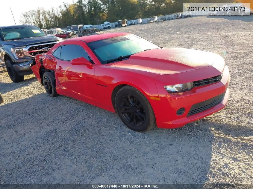 2G1FA1E30E9248173 2014 Chevrolet Camaro Ls