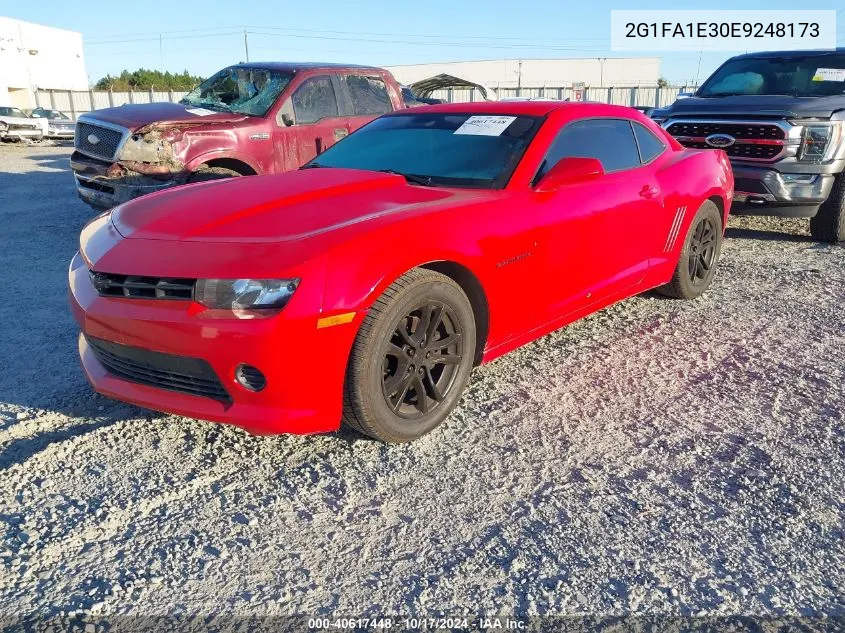 2G1FA1E30E9248173 2014 Chevrolet Camaro Ls