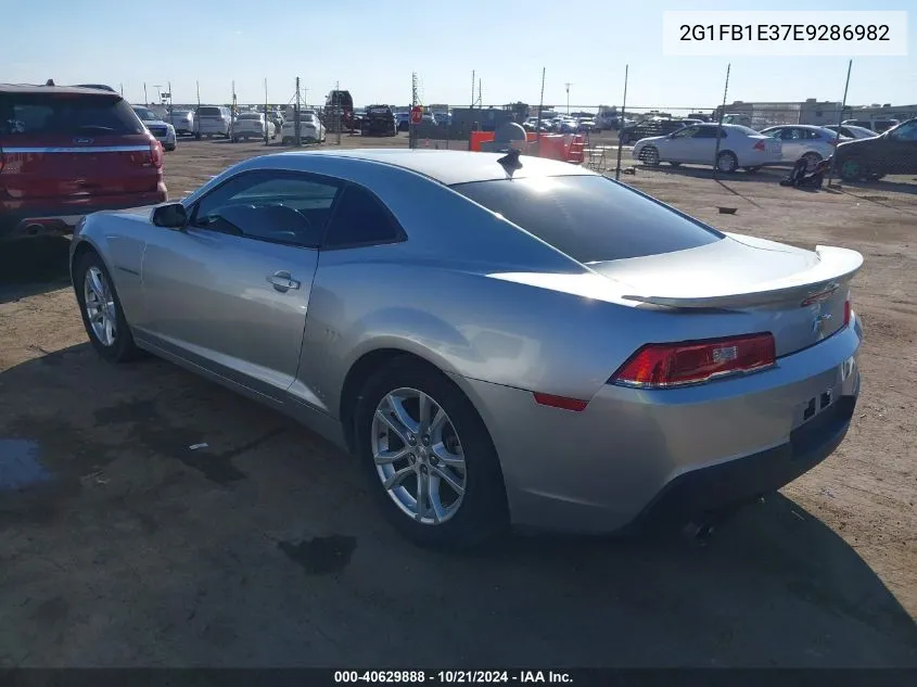 2014 Chevrolet Camaro 1Lt VIN: 2G1FB1E37E9286982 Lot: 40629888