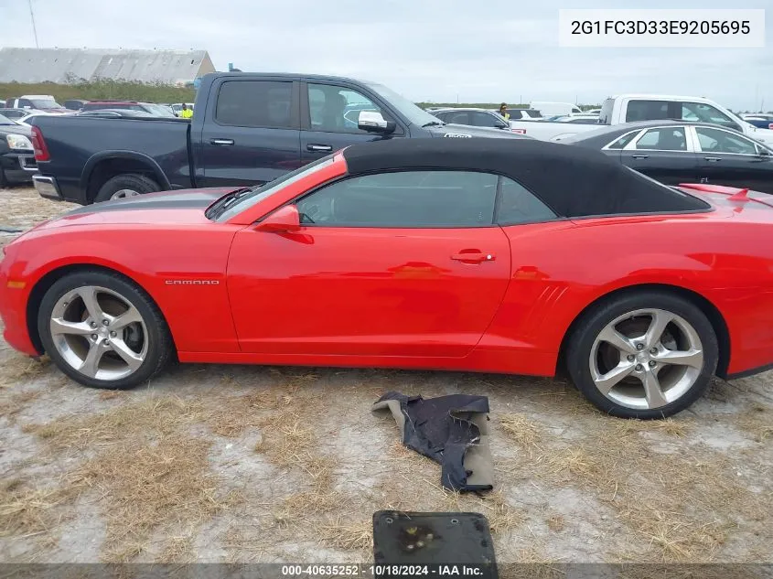 2G1FC3D33E9205695 2014 Chevrolet Camaro 2Lt