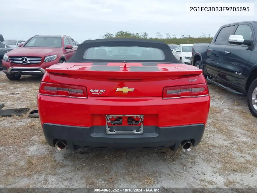 2014 Chevrolet Camaro 2Lt VIN: 2G1FC3D33E9205695 Lot: 40635252