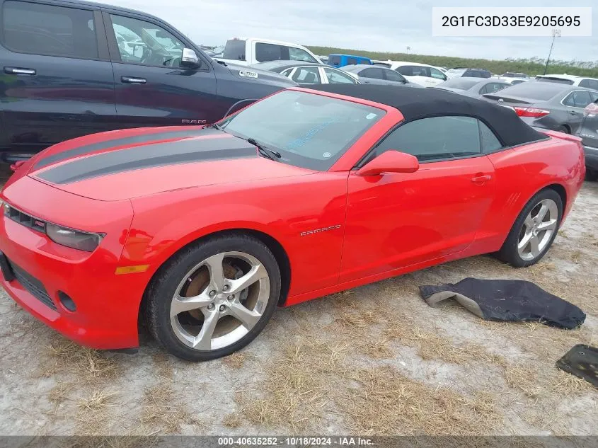 2G1FC3D33E9205695 2014 Chevrolet Camaro 2Lt