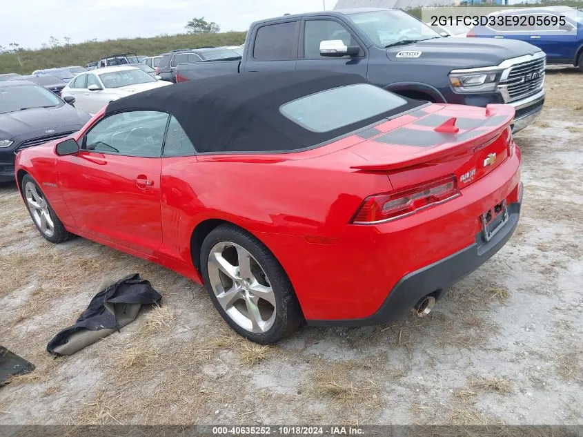 2G1FC3D33E9205695 2014 Chevrolet Camaro 2Lt