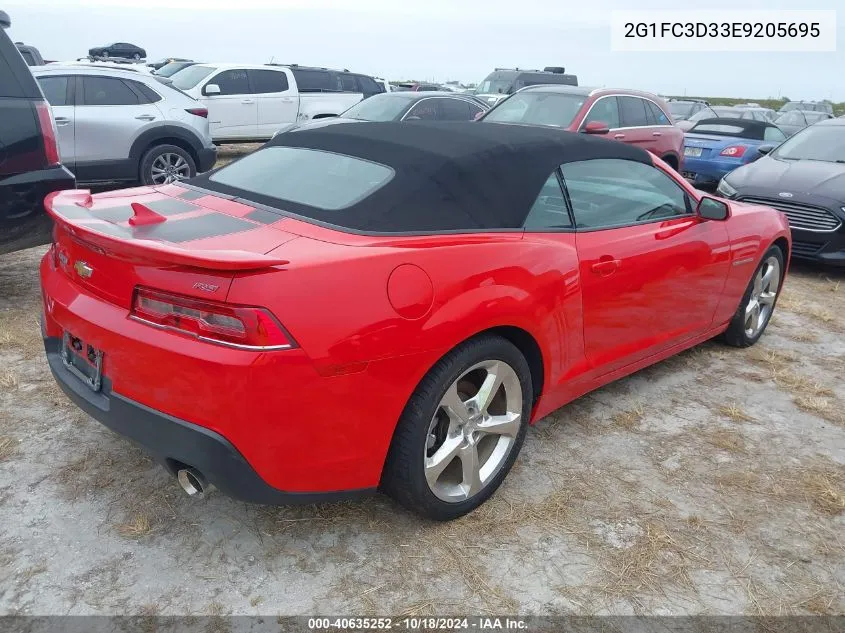 2G1FC3D33E9205695 2014 Chevrolet Camaro 2Lt