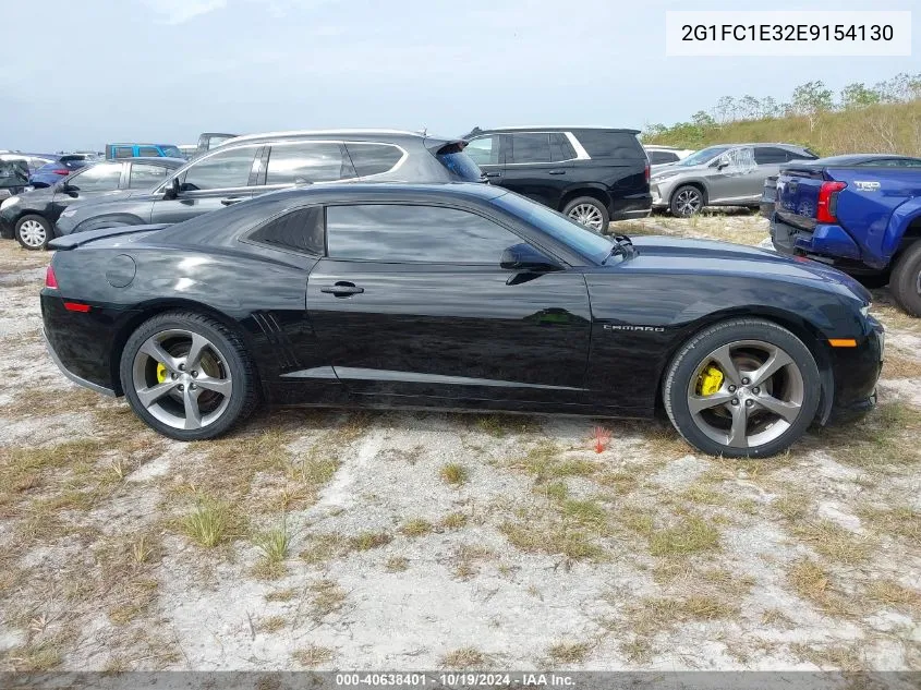 2014 Chevrolet Camaro 2Lt VIN: 2G1FC1E32E9154130 Lot: 40638401