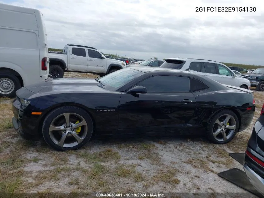 2G1FC1E32E9154130 2014 Chevrolet Camaro 2Lt