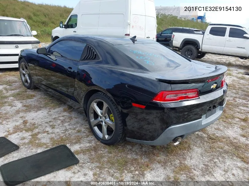 2G1FC1E32E9154130 2014 Chevrolet Camaro 2Lt