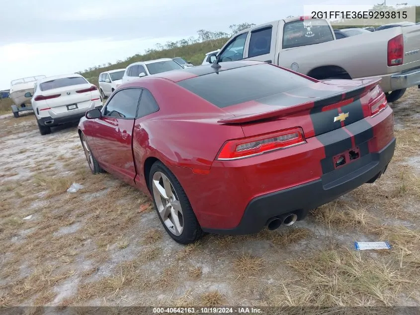 2014 Chevrolet Camaro Lt VIN: 2G1FF1E36E9293815 Lot: 40642163