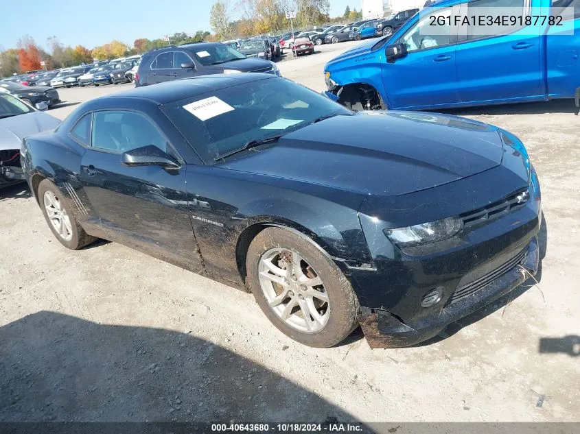 2014 Chevrolet Camaro 2Ls VIN: 2G1FA1E34E9187782 Lot: 40643680