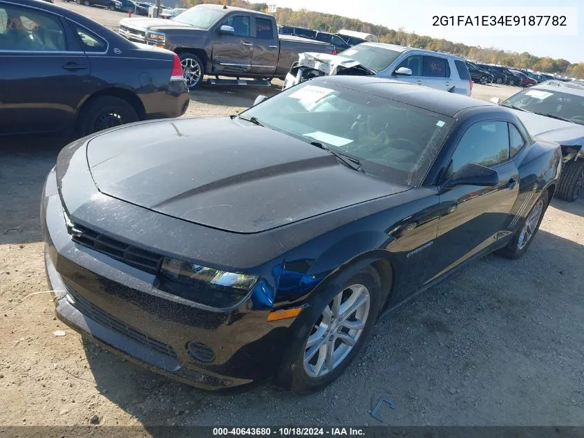 2014 Chevrolet Camaro 2Ls VIN: 2G1FA1E34E9187782 Lot: 40643680