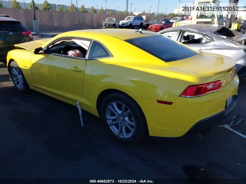 2G1FA1E31E9152052 2014 Chevrolet Camaro 2Ls