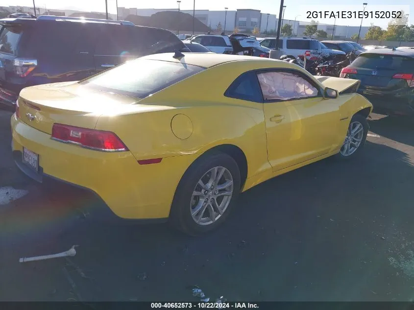 2G1FA1E31E9152052 2014 Chevrolet Camaro 2Ls