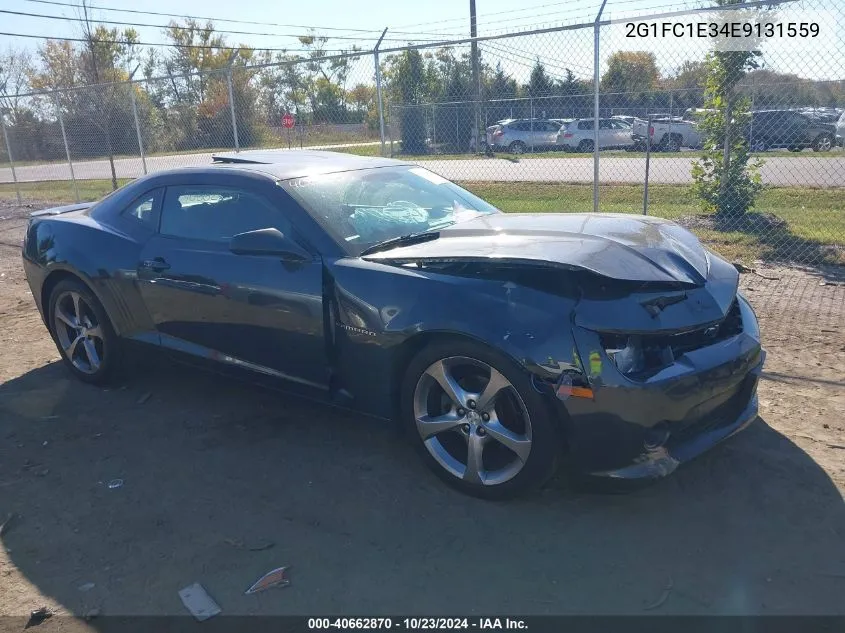 2014 Chevrolet Camaro 2Lt VIN: 2G1FC1E34E9131559 Lot: 40662870