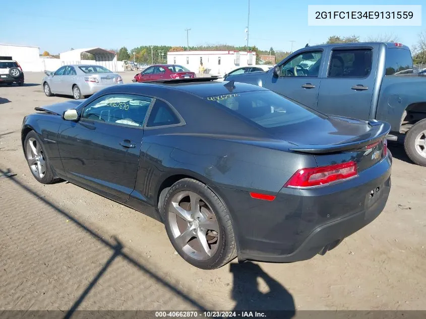 2014 Chevrolet Camaro 2Lt VIN: 2G1FC1E34E9131559 Lot: 40662870