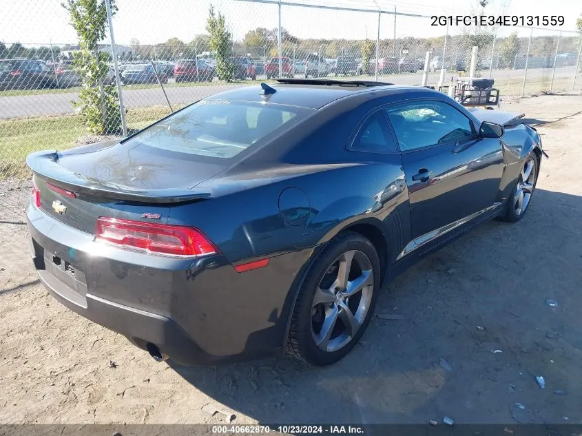 2014 Chevrolet Camaro 2Lt VIN: 2G1FC1E34E9131559 Lot: 40662870