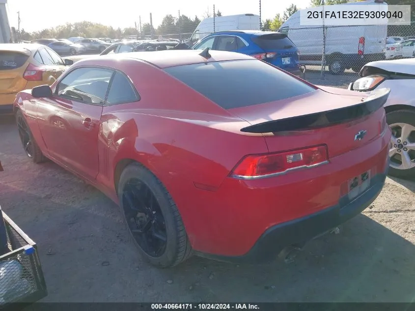 2014 Chevrolet Camaro Ls VIN: 2G1FA1E32E9309040 Lot: 40664171