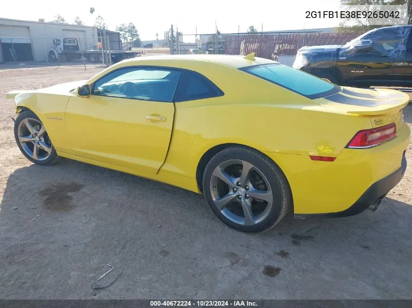 2014 Chevrolet Camaro 1Lt VIN: 2G1FB1E38E9265042 Lot: 40672224