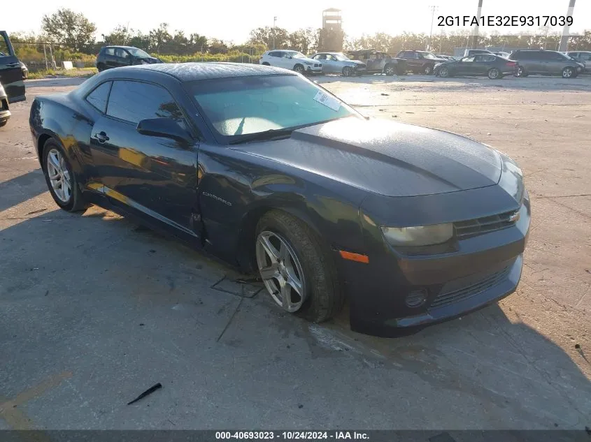 2014 Chevrolet Camaro Ls VIN: 2G1FA1E32E9317039 Lot: 40693023