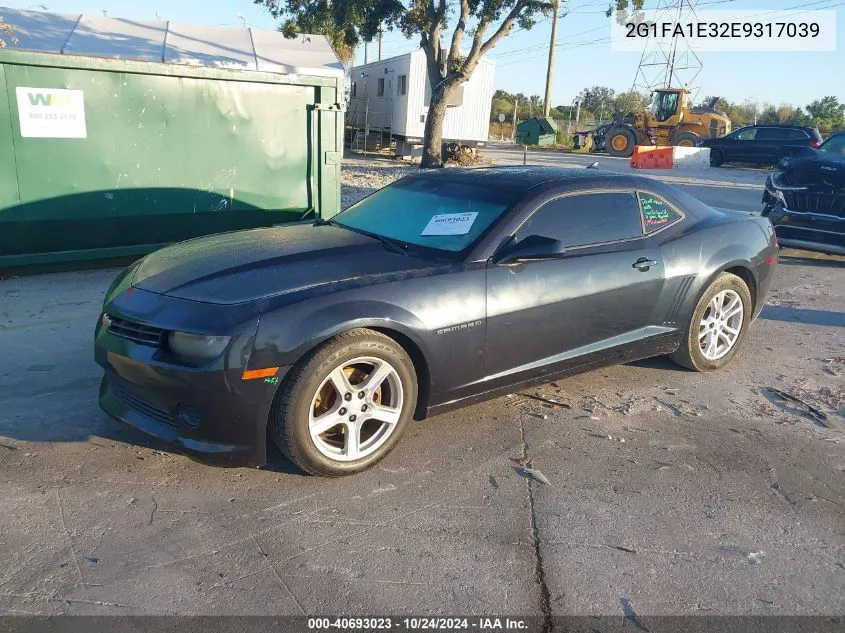 2014 Chevrolet Camaro Ls VIN: 2G1FA1E32E9317039 Lot: 40693023