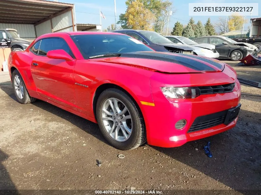 2014 Chevrolet Camaro 1Ls VIN: 2G1FE1E37E9322127 Lot: 40702140