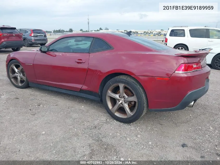 2G1FB1E39E9189959 2014 Chevrolet Camaro 1Lt