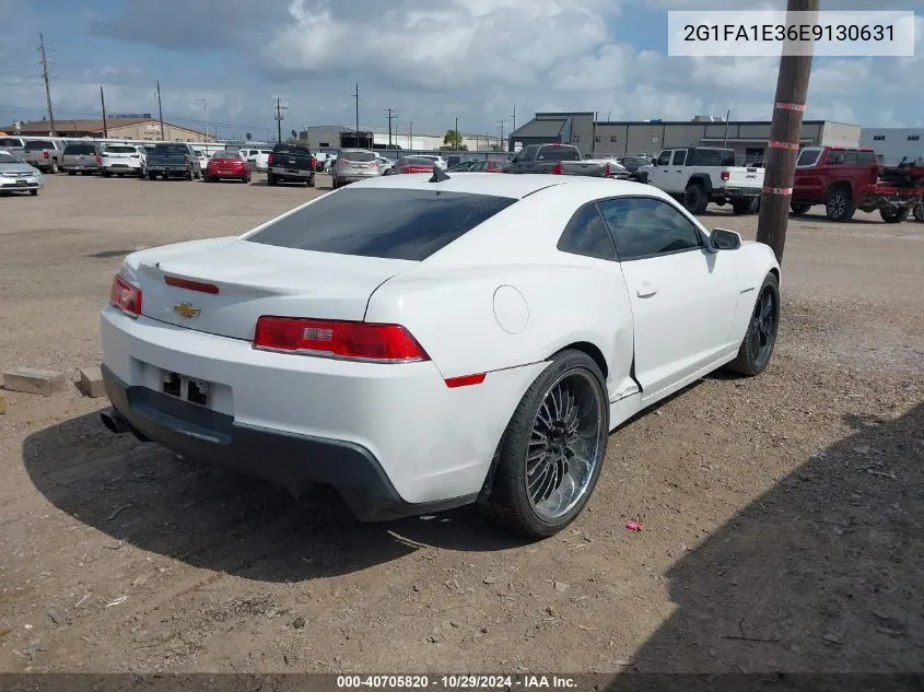 2014 Chevrolet Camaro 2Ls VIN: 2G1FA1E36E9130631 Lot: 40705820