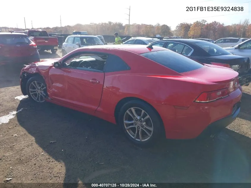 2014 Chevrolet Camaro 1Lt VIN: 2G1FB1E35E9324838 Lot: 40707125