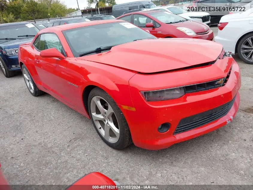 2014 Chevrolet Camaro 2Lt VIN: 2G1FC1E35E9165722 Lot: 40718201