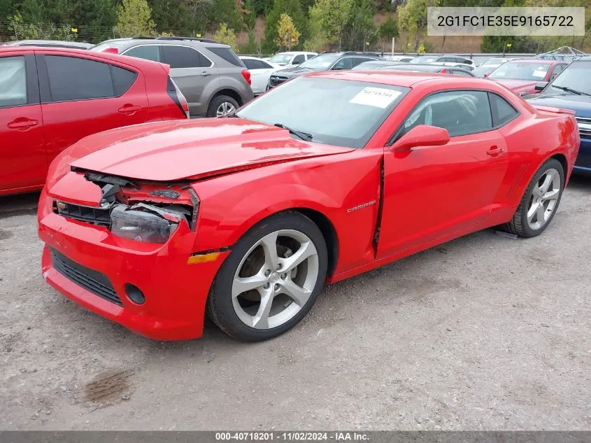 2014 Chevrolet Camaro 2Lt VIN: 2G1FC1E35E9165722 Lot: 40718201