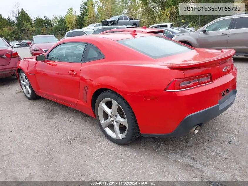 2014 Chevrolet Camaro 2Lt VIN: 2G1FC1E35E9165722 Lot: 40718201