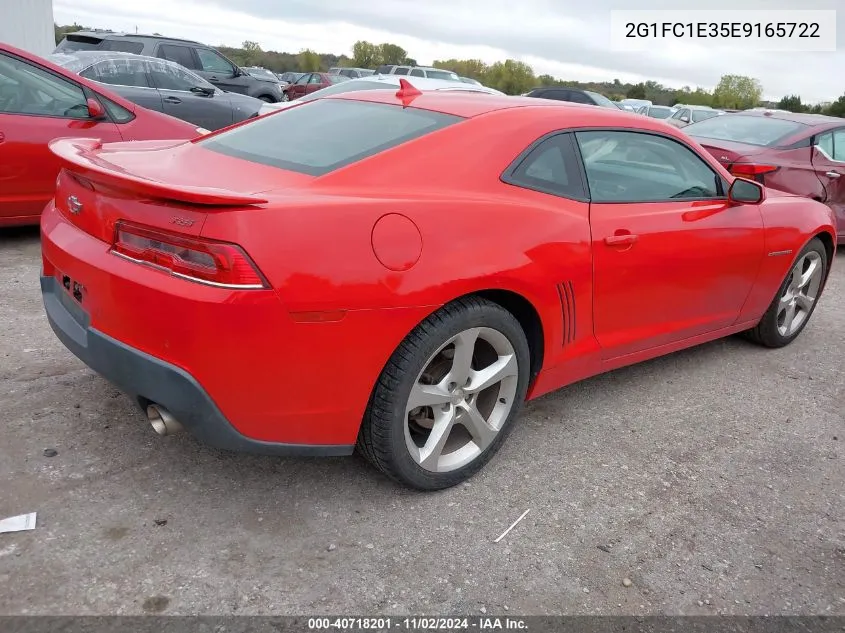 2014 Chevrolet Camaro 2Lt VIN: 2G1FC1E35E9165722 Lot: 40718201