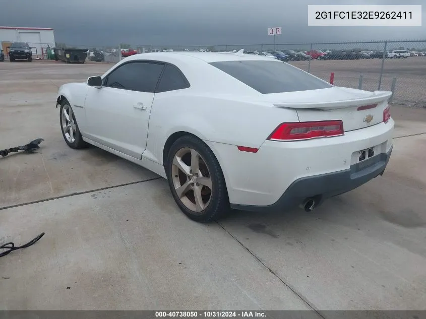 2G1FC1E32E9262411 2014 Chevrolet Camaro 2Lt