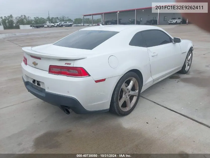 2G1FC1E32E9262411 2014 Chevrolet Camaro 2Lt