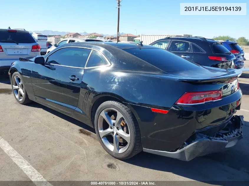 2014 Chevrolet Camaro 1Ss VIN: 2G1FJ1EJ5E9194139 Lot: 40751080