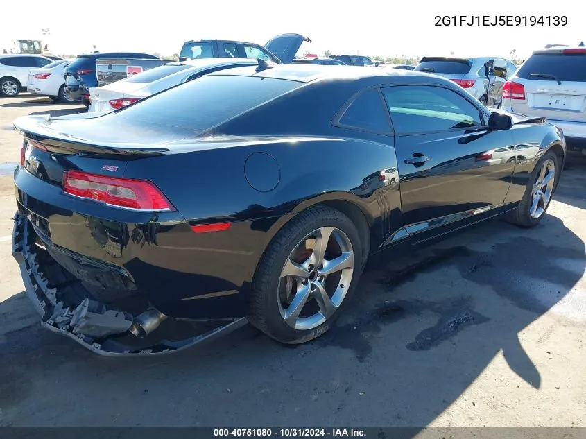 2014 Chevrolet Camaro 1Ss VIN: 2G1FJ1EJ5E9194139 Lot: 40751080