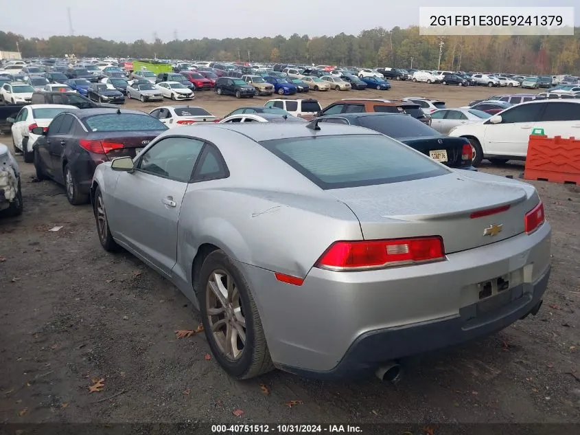 2G1FB1E30E9241379 2014 Chevrolet Camaro 1Lt