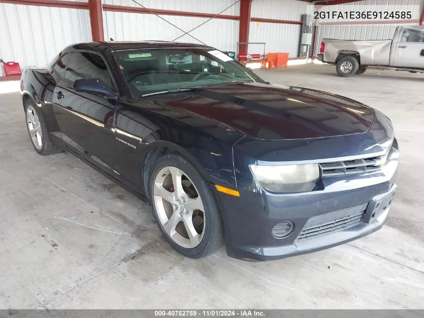 2014 Chevrolet Camaro 2Ls VIN: 2G1FA1E36E9124585 Lot: 40752759