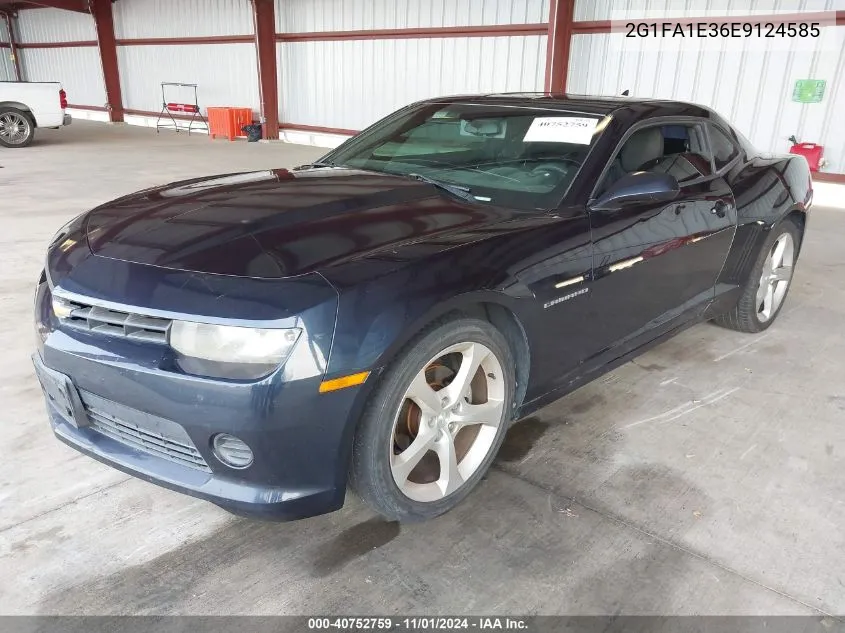 2014 Chevrolet Camaro 2Ls VIN: 2G1FA1E36E9124585 Lot: 40752759