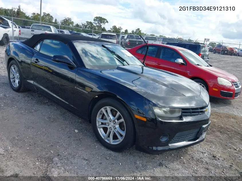 2014 Chevrolet Camaro 1Lt VIN: 2G1FB3D34E9121310 Lot: 40796669