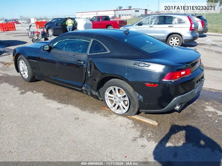 2014 Chevrolet Camaro Ls VIN: 2G1FA1E31E9233021 Lot: 40808620