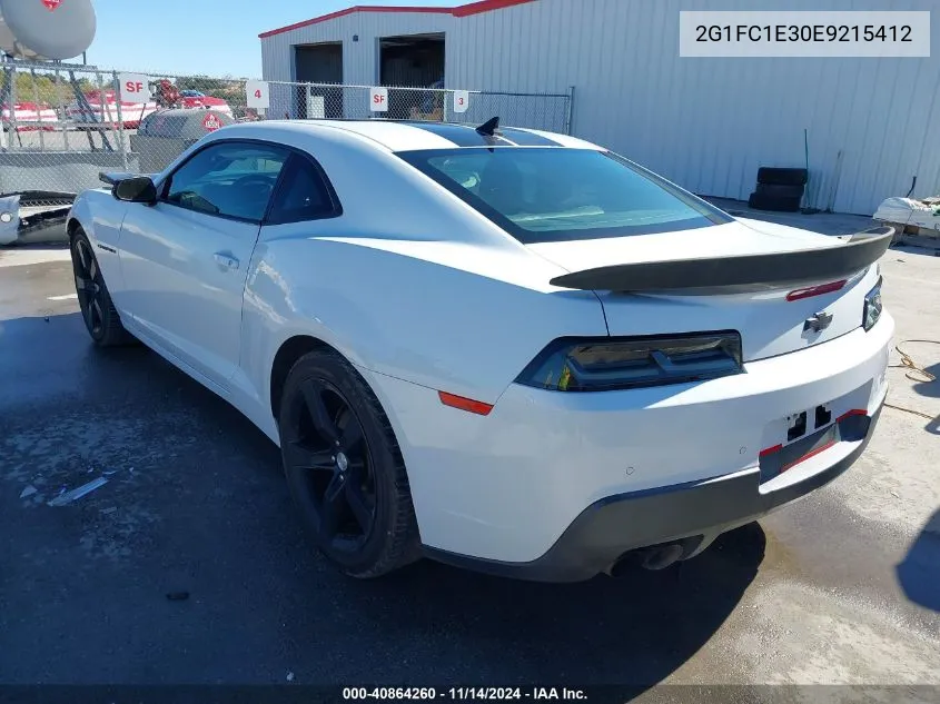 2014 Chevrolet Camaro 2Lt VIN: 2G1FC1E30E9215412 Lot: 40864260