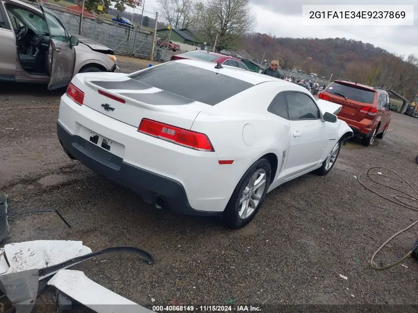 2014 Chevrolet Camaro 2Ls VIN: 2G1FA1E34E9237869 Lot: 40868149