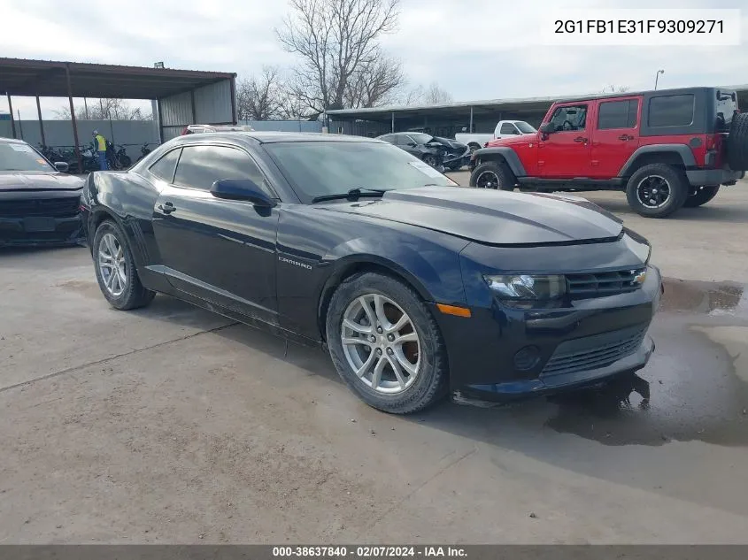 2015 Chevrolet Camaro 2Ls VIN: 2G1FB1E31F9309271 Lot: 38637840