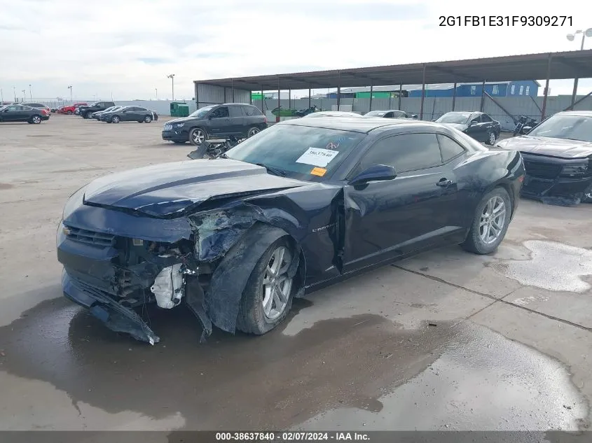 2015 Chevrolet Camaro 2Ls VIN: 2G1FB1E31F9309271 Lot: 38637840