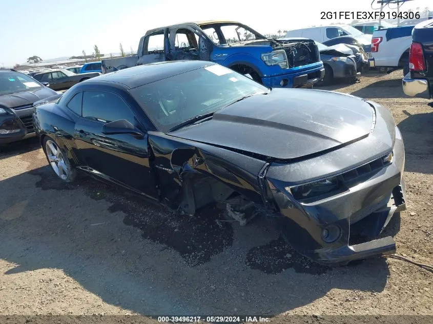 2G1FE1E3XF9194306 2015 Chevrolet Camaro 2Lt