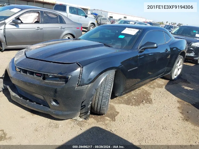 2G1FE1E3XF9194306 2015 Chevrolet Camaro 2Lt